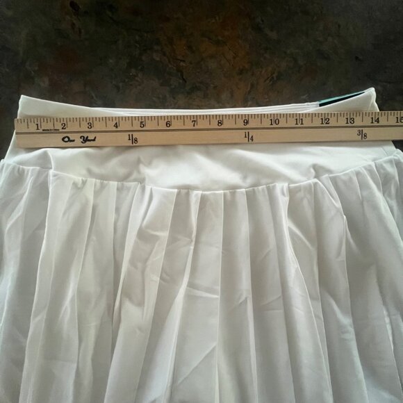 Womens DSG Medium Pleated Skort Pure White - Picture 3 of 9
